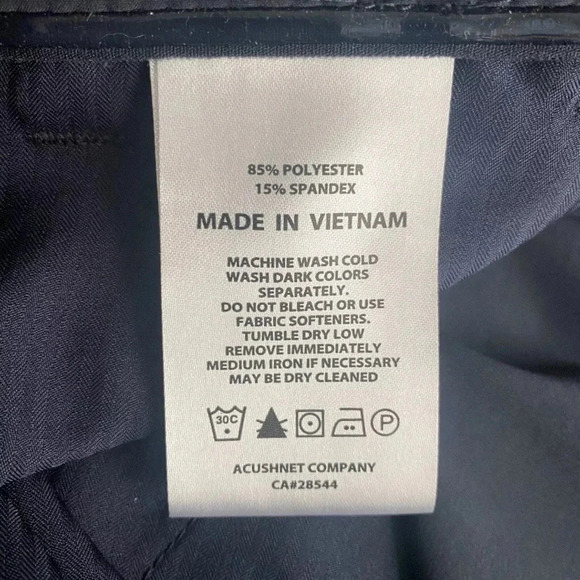 FootJoy FJ Navy Blue Performance Golf 9” Shorts Men’s Dize 36 (1317) - Picture 6 of 6